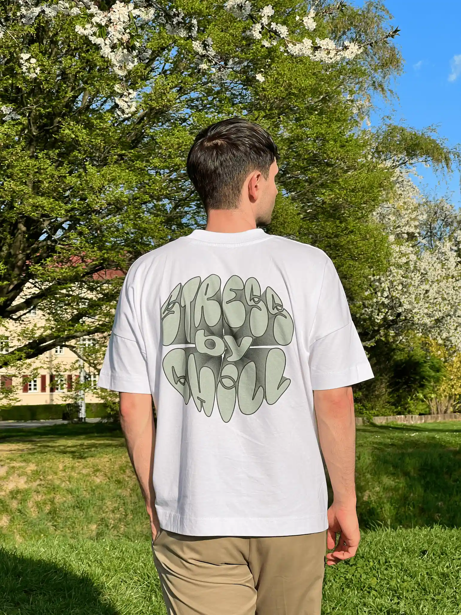 StressByChill 3D Logo - Oversized Shirt