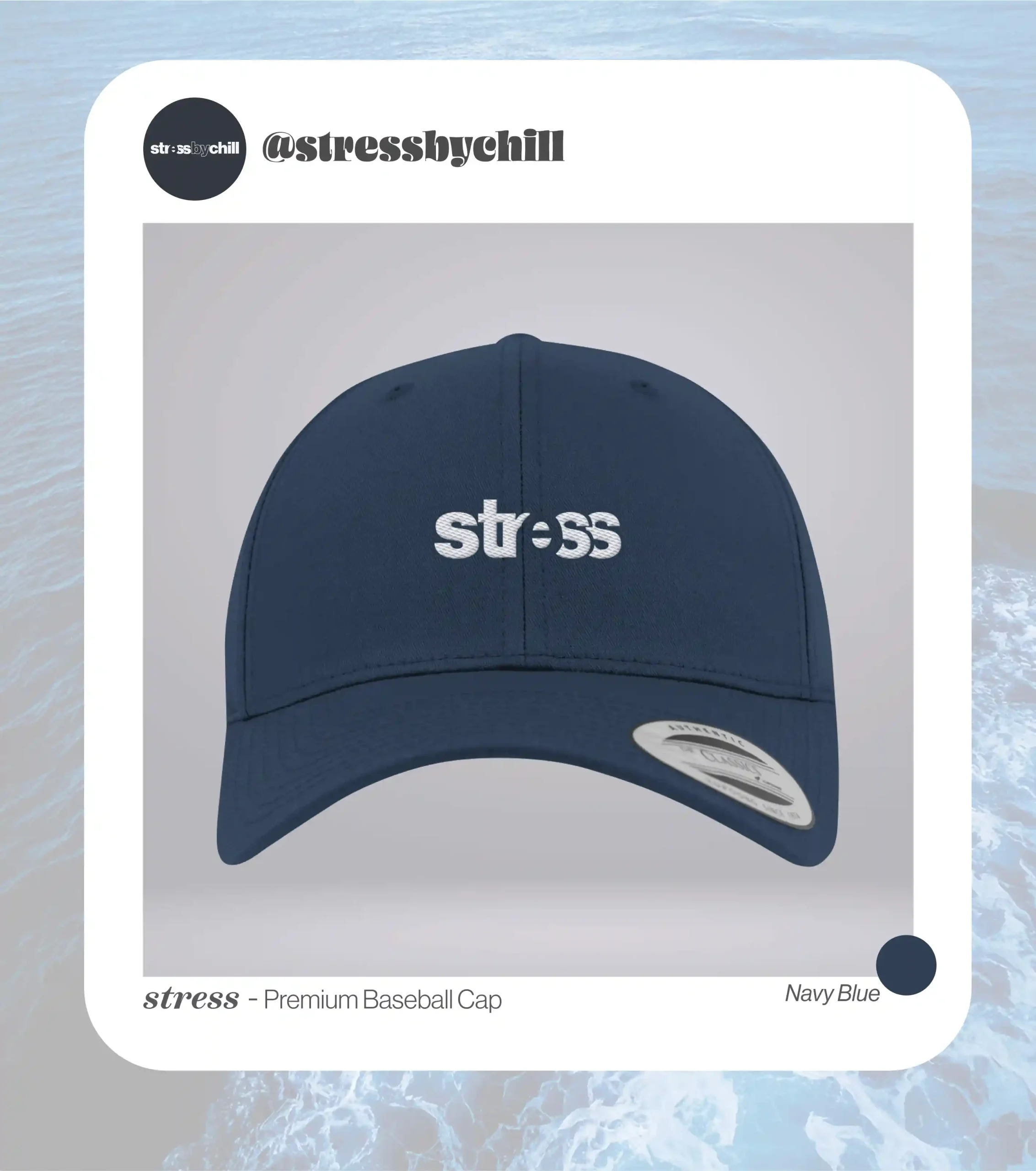 Stress - Curved Baseball Cap