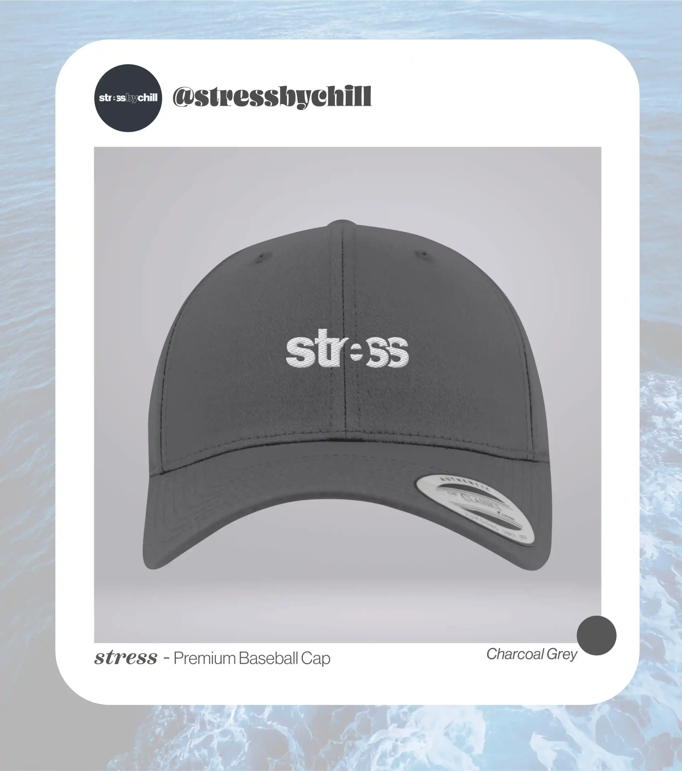 Stress - Curved Baseball Cap