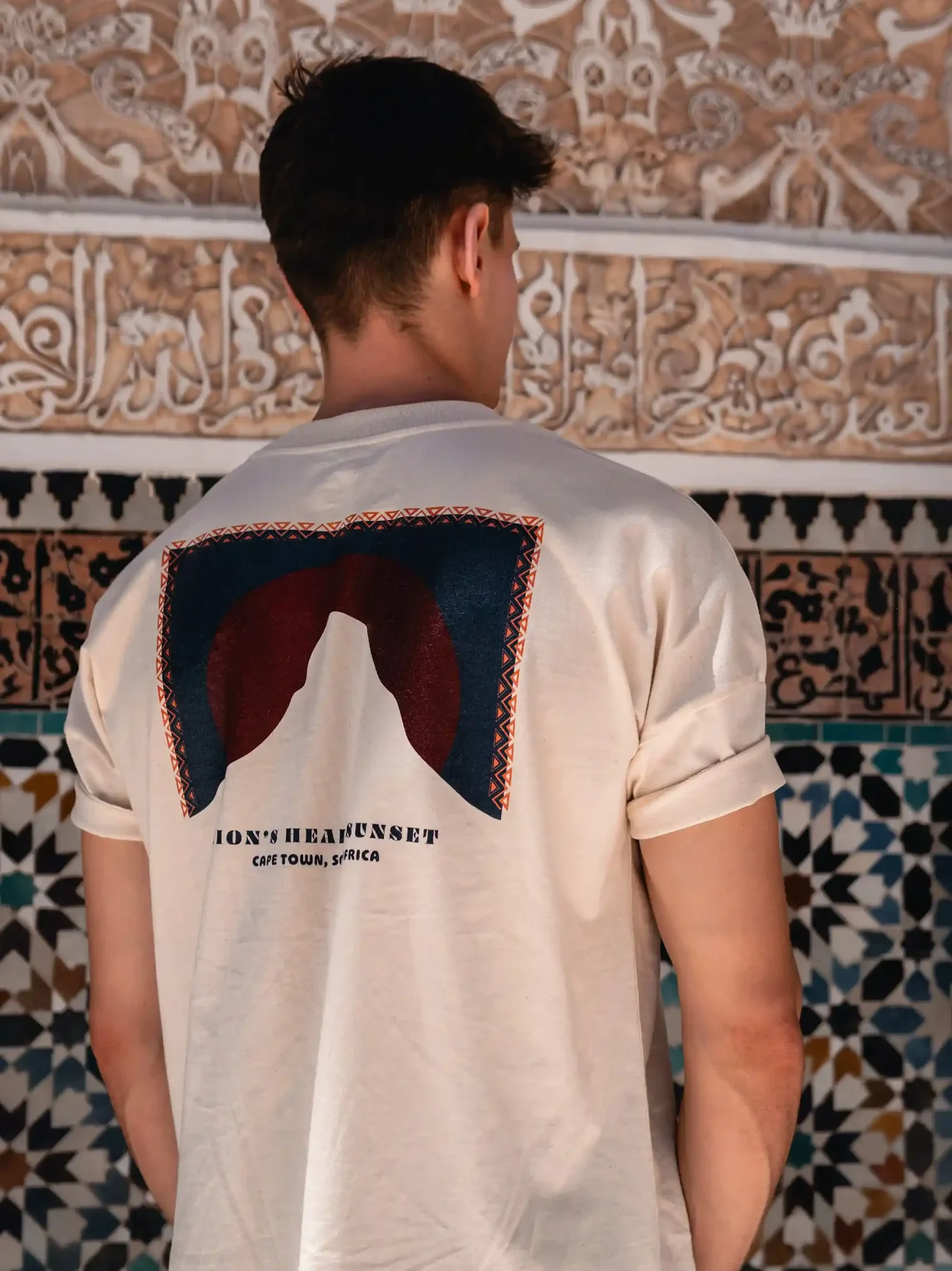 Logo - Sunset in Cape Town Oversized Shirt