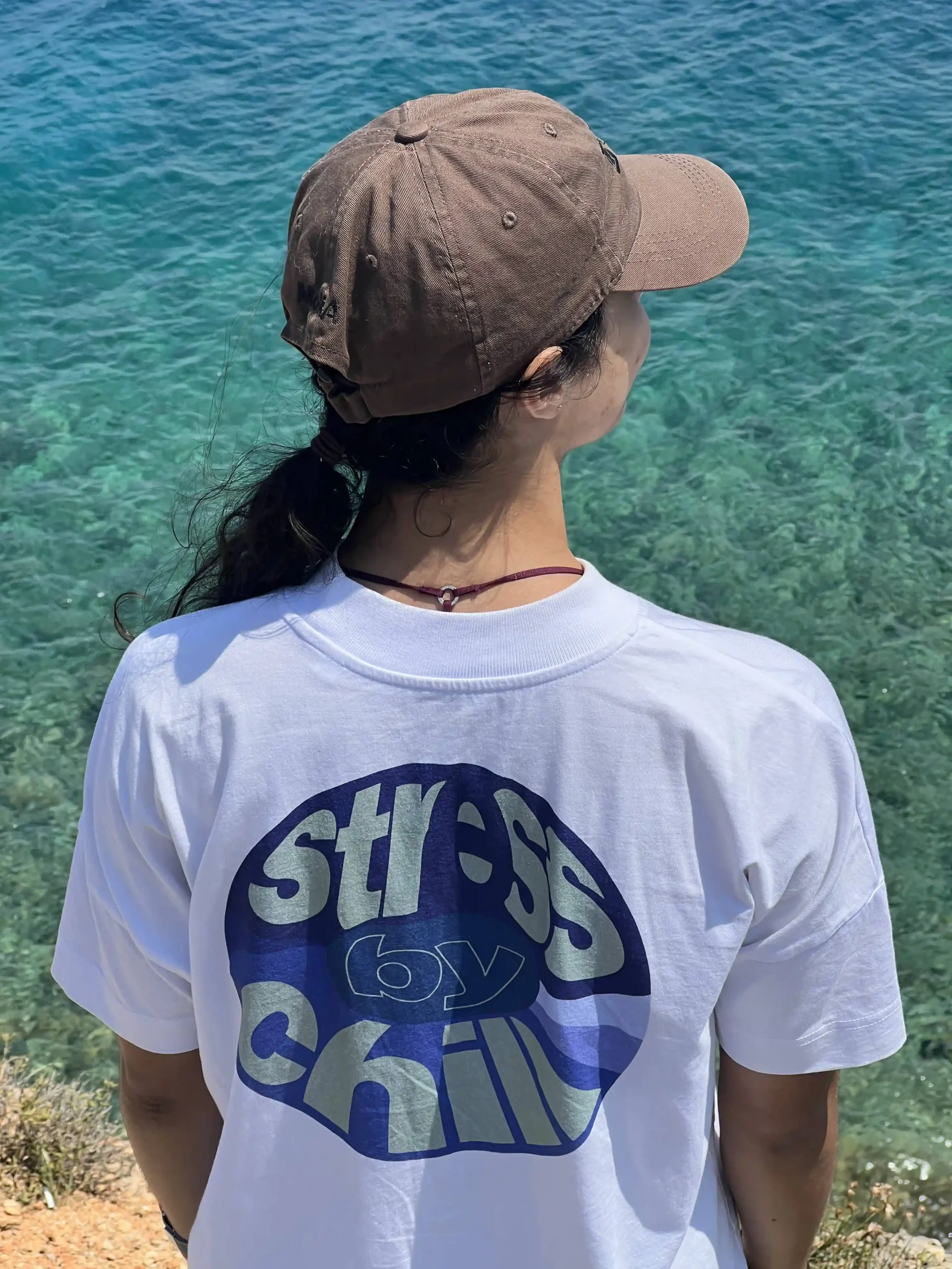 StressByChill Logo Colorblocking - Oversized Shirt