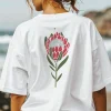 Protea Flower – Oversized Graphic Shirt
