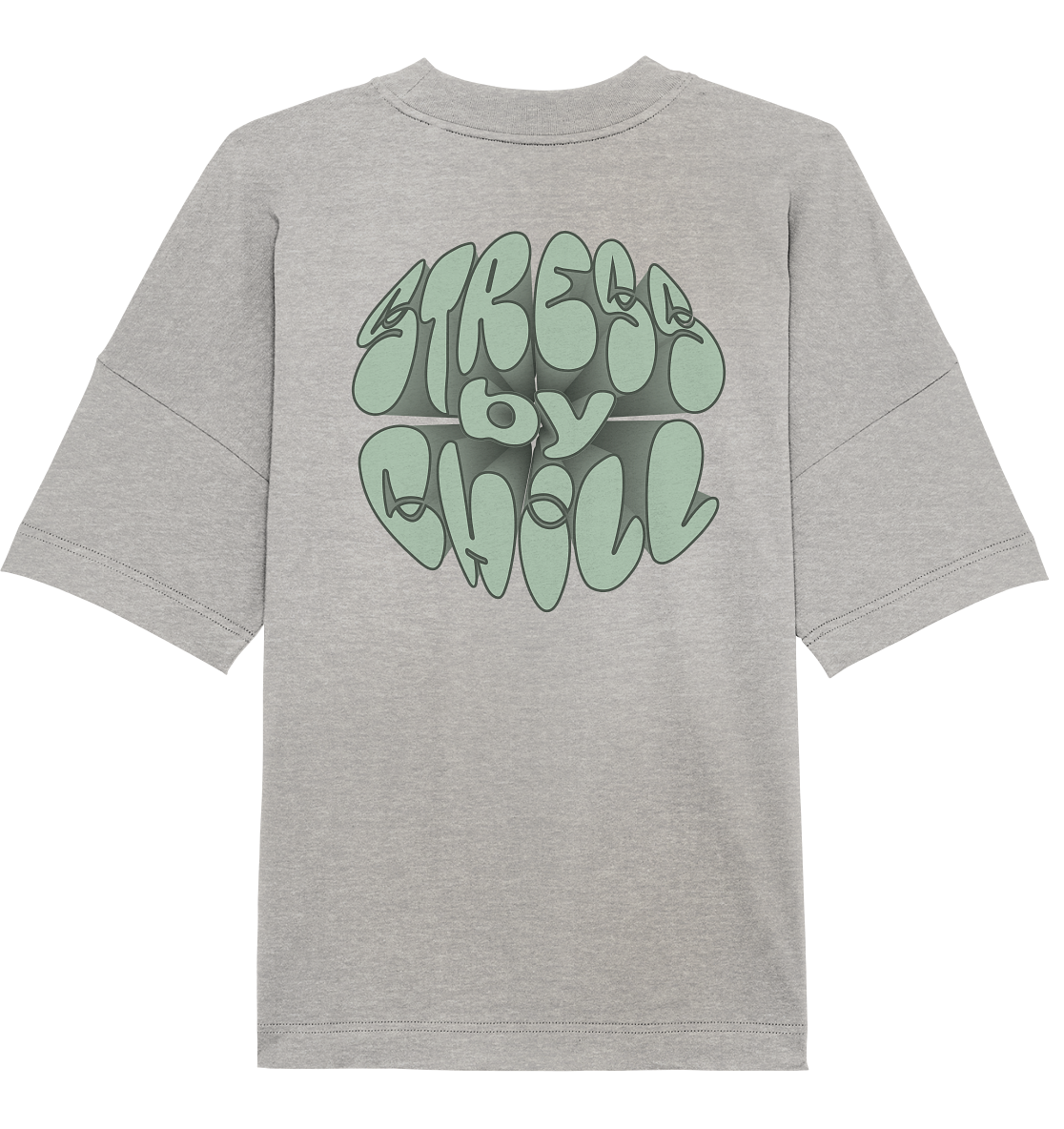 StressByChill 3D Logo - Oversized Shirt