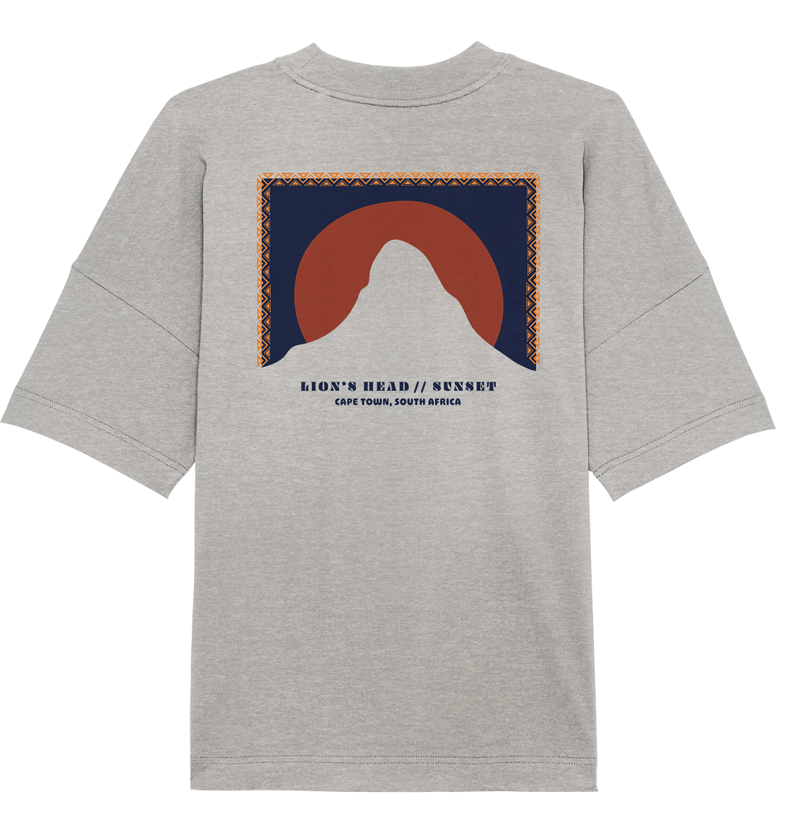 Logo - Sunset in Cape Town Oversized Shirt