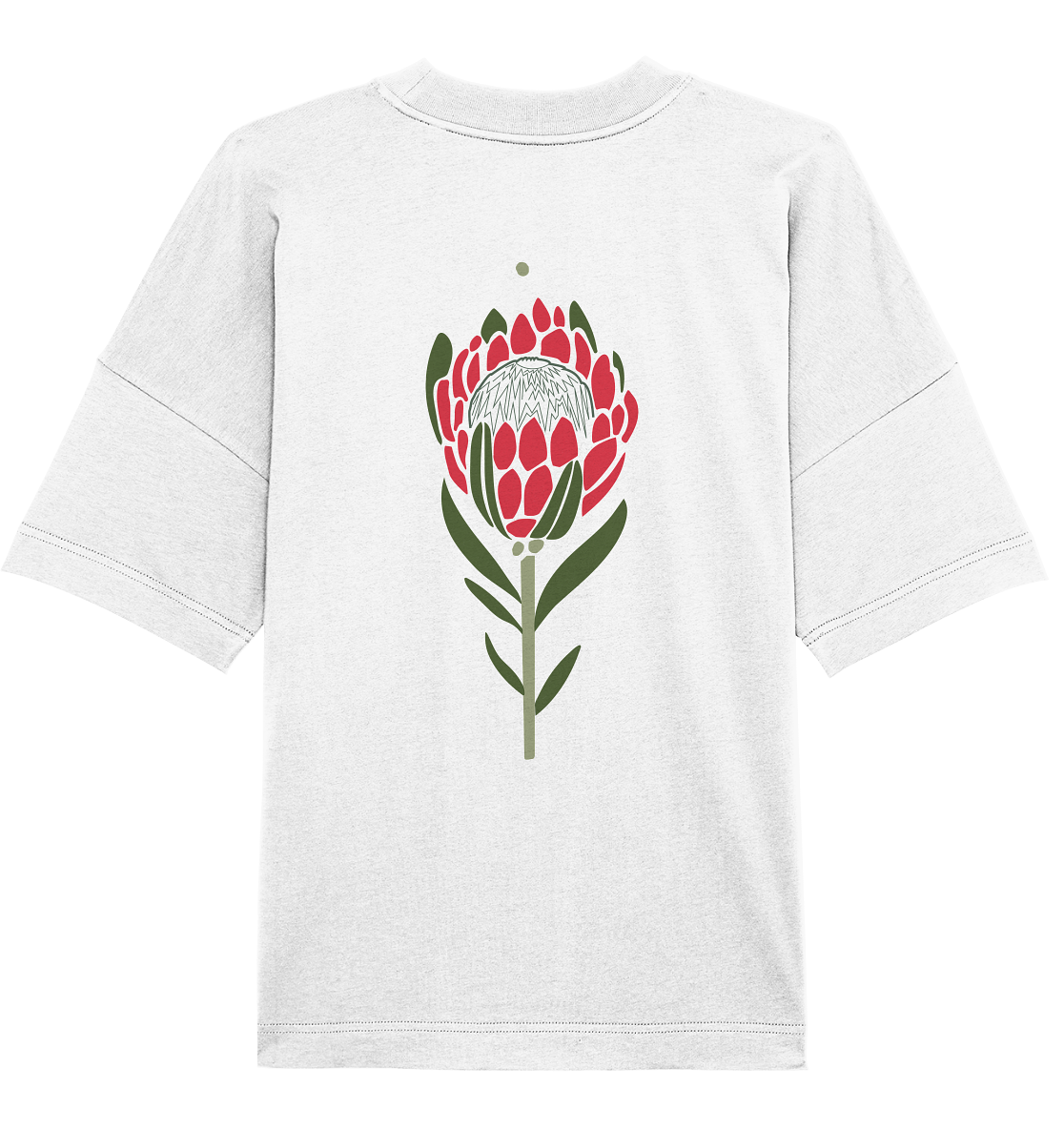 Protea Flower – Oversized Graphic Shirt