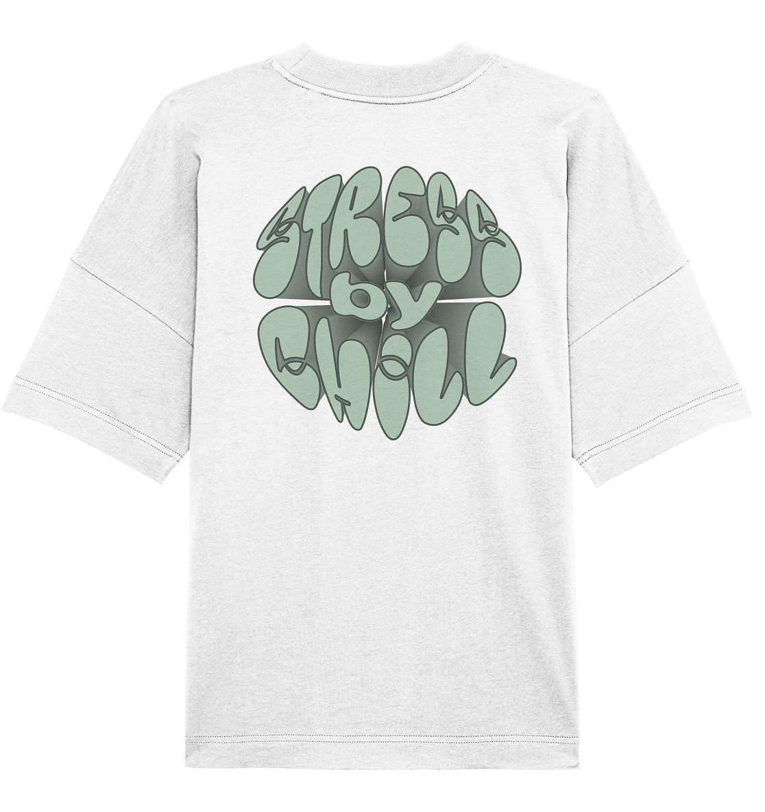 StressByChill 3D Logo - Oversized Shirt