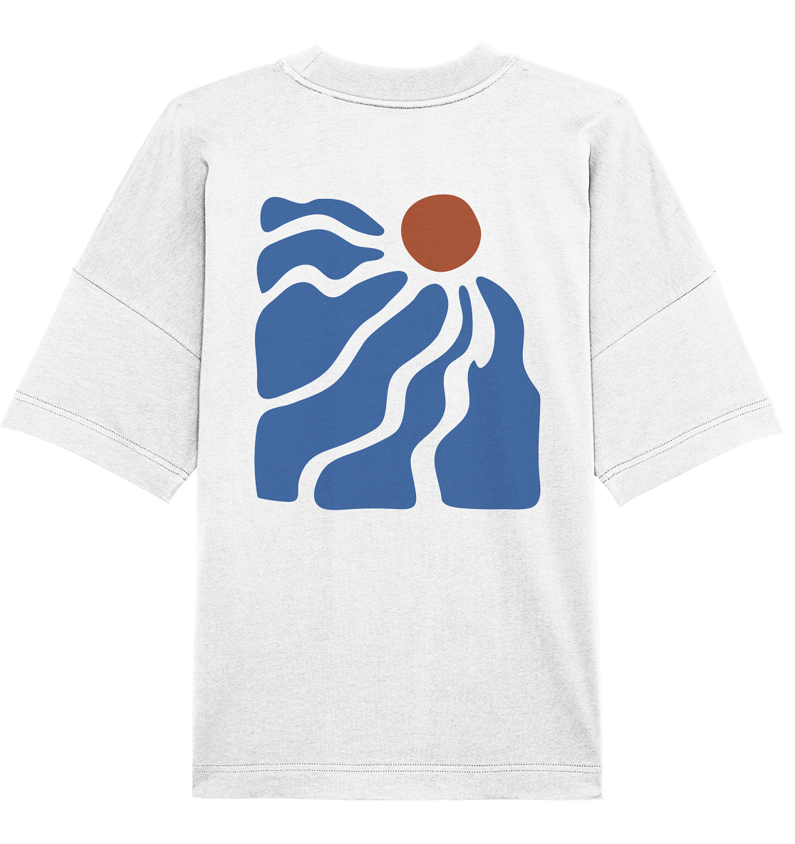 Logo - White Sun+Waves Oversized Shirt