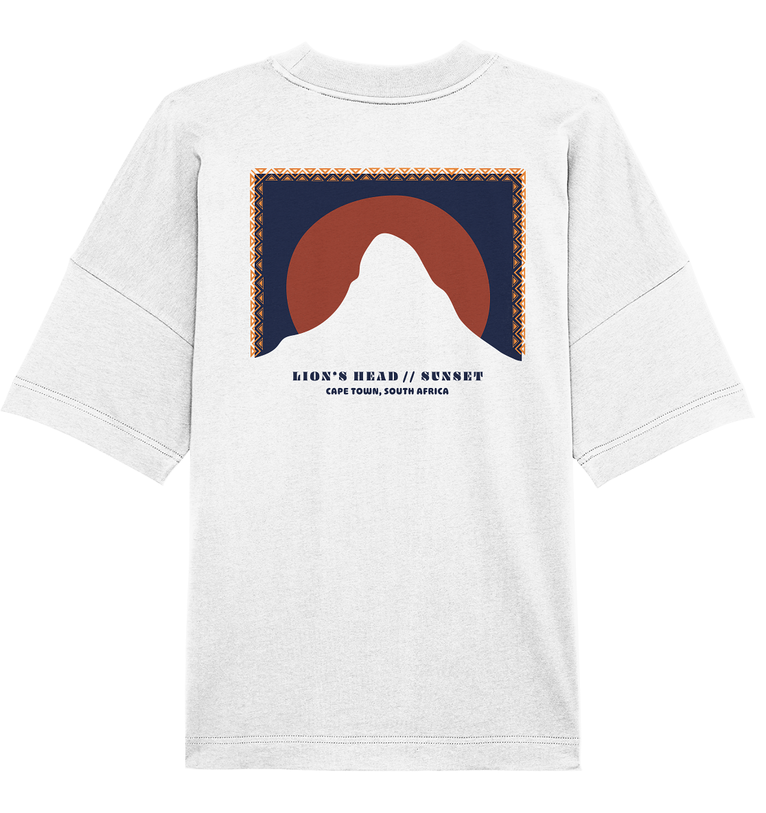 Logo - Sunset in Cape Town Oversized Shirt