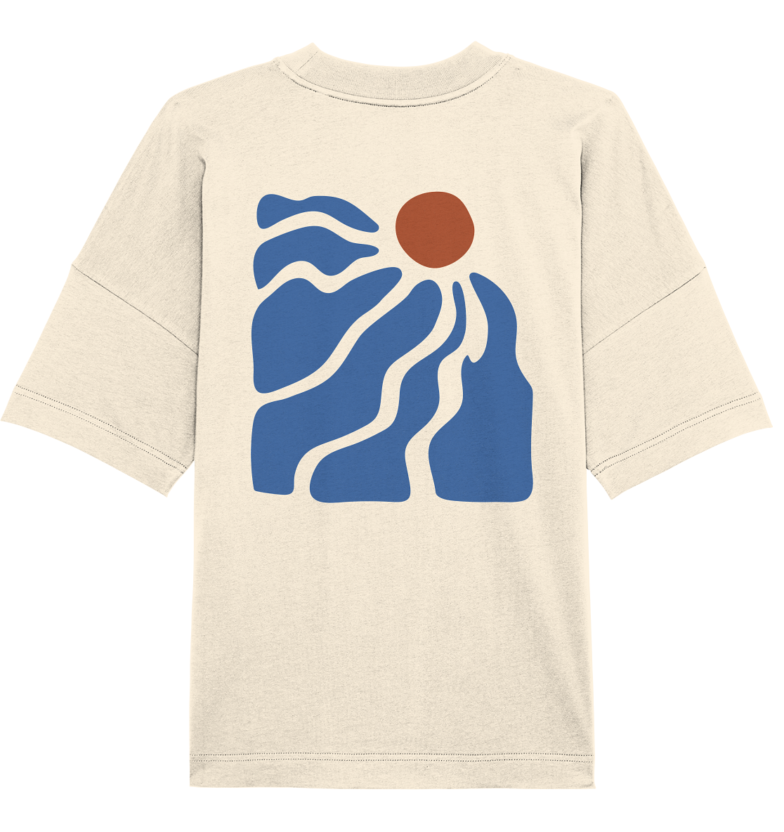 Logo - White Sun+Waves Oversized Shirt