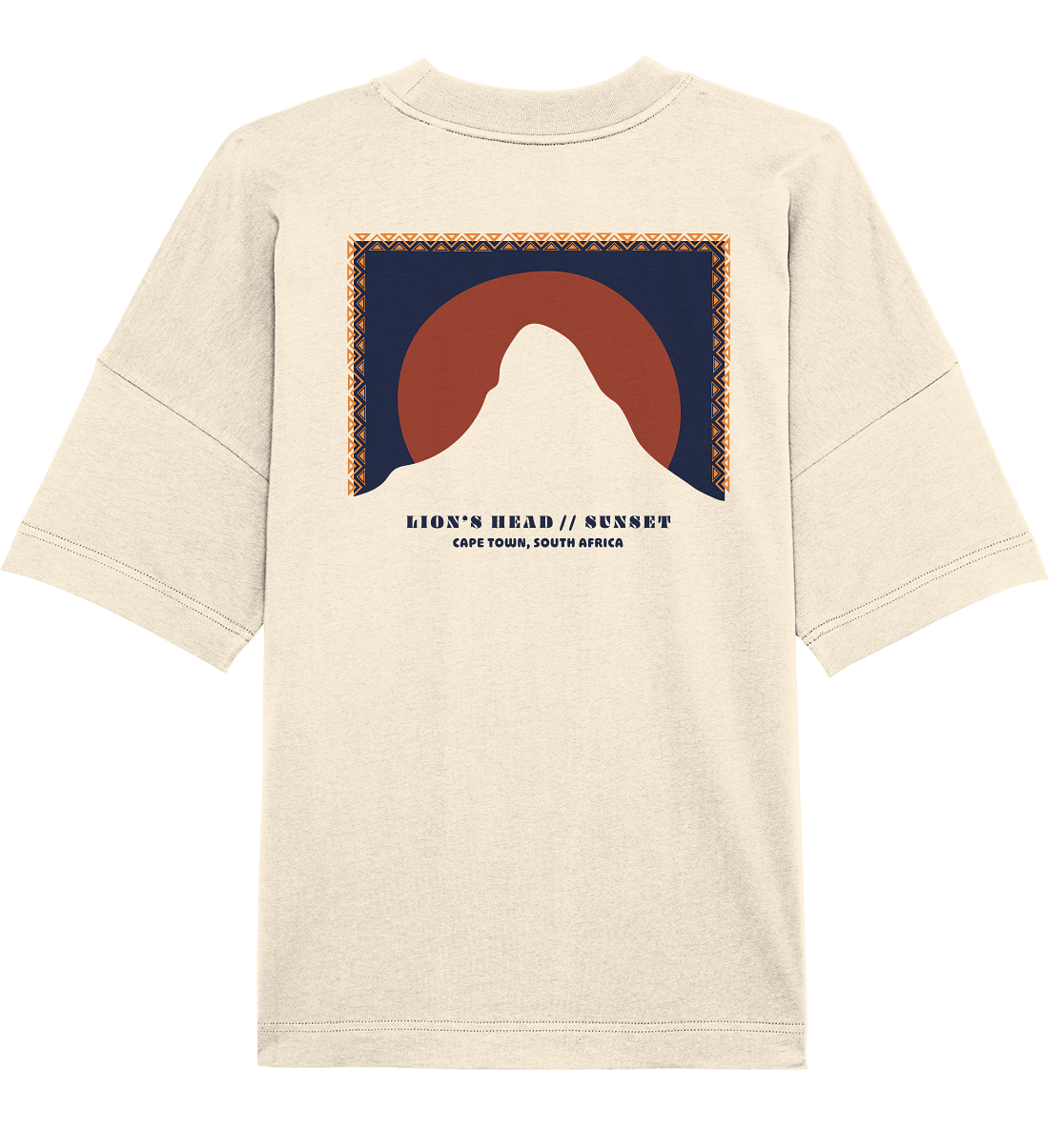 Logo - Sunset in Cape Town Oversized Shirt