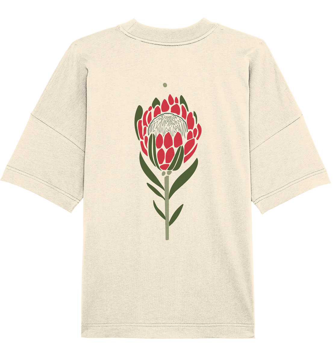 Protea Flower – Oversized Graphic Shirt