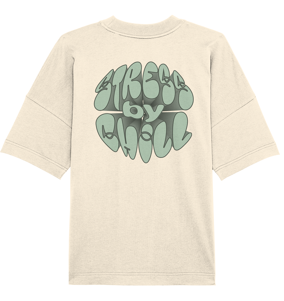 StressByChill 3D Logo - Oversized Shirt