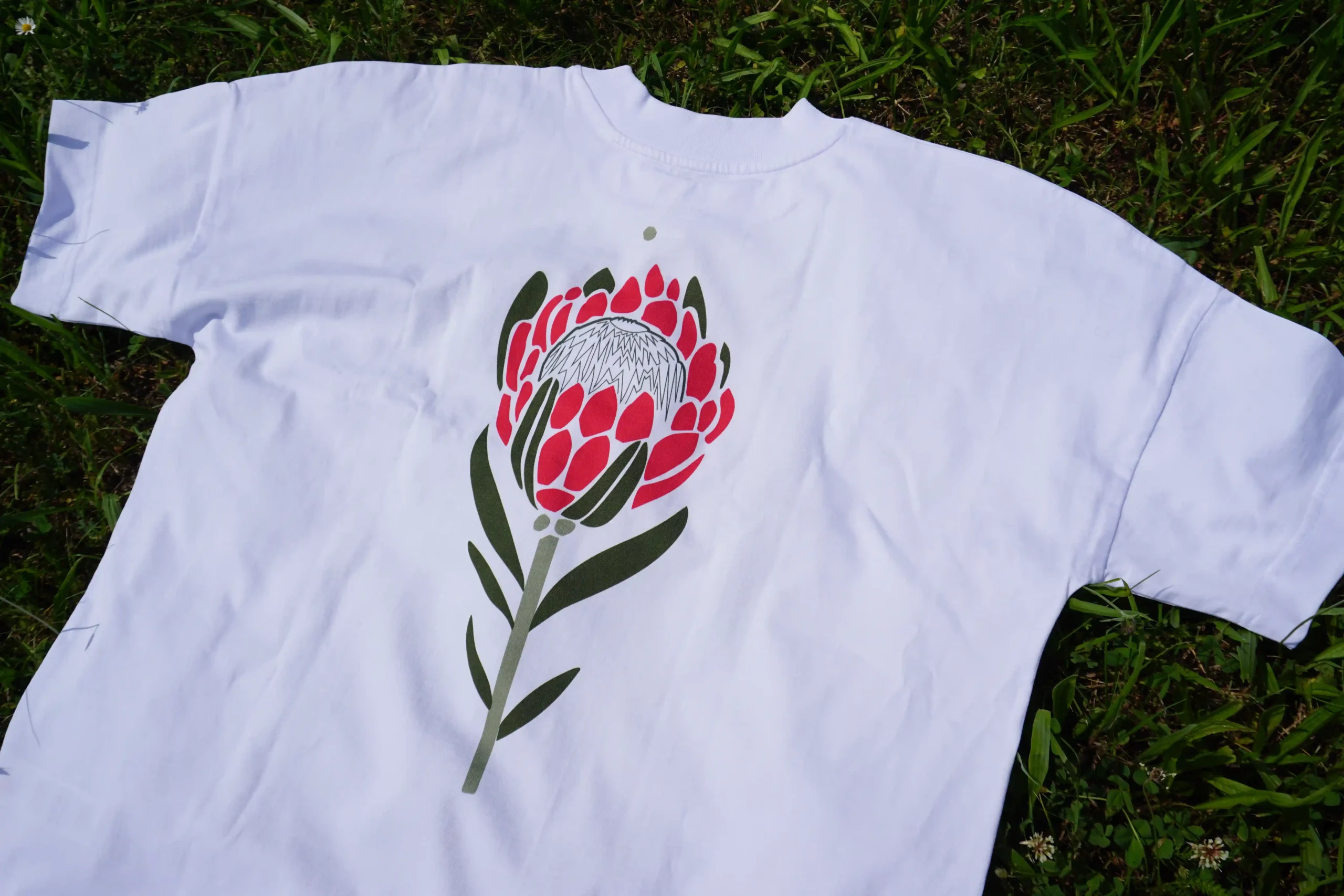 Protea Flower – Oversized Graphic Shirt