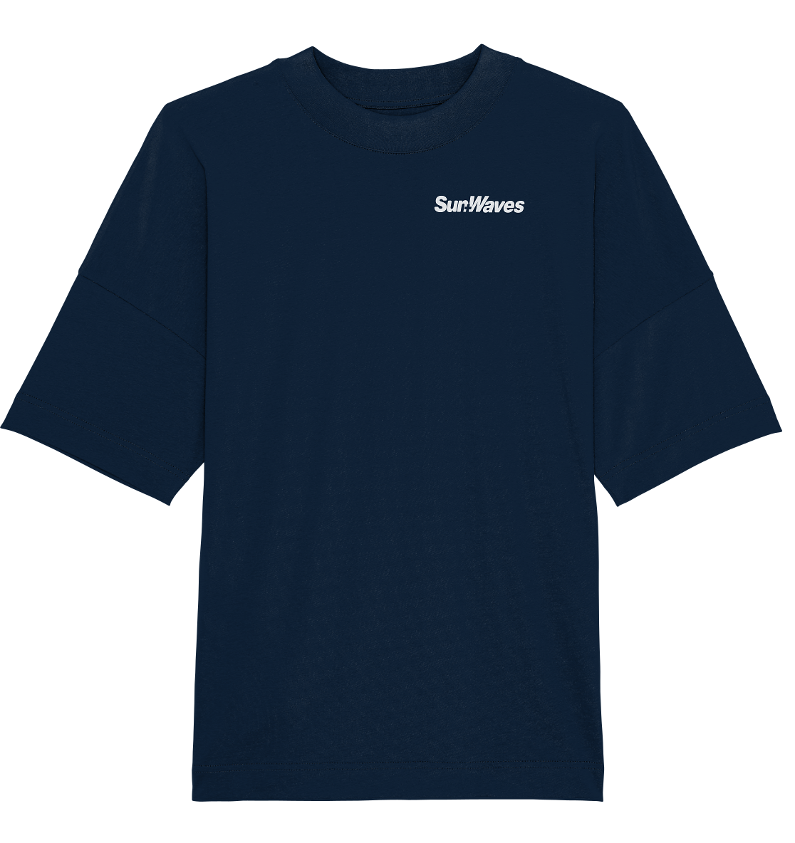 Logo - Black Sun+Waves Oversize Shirt