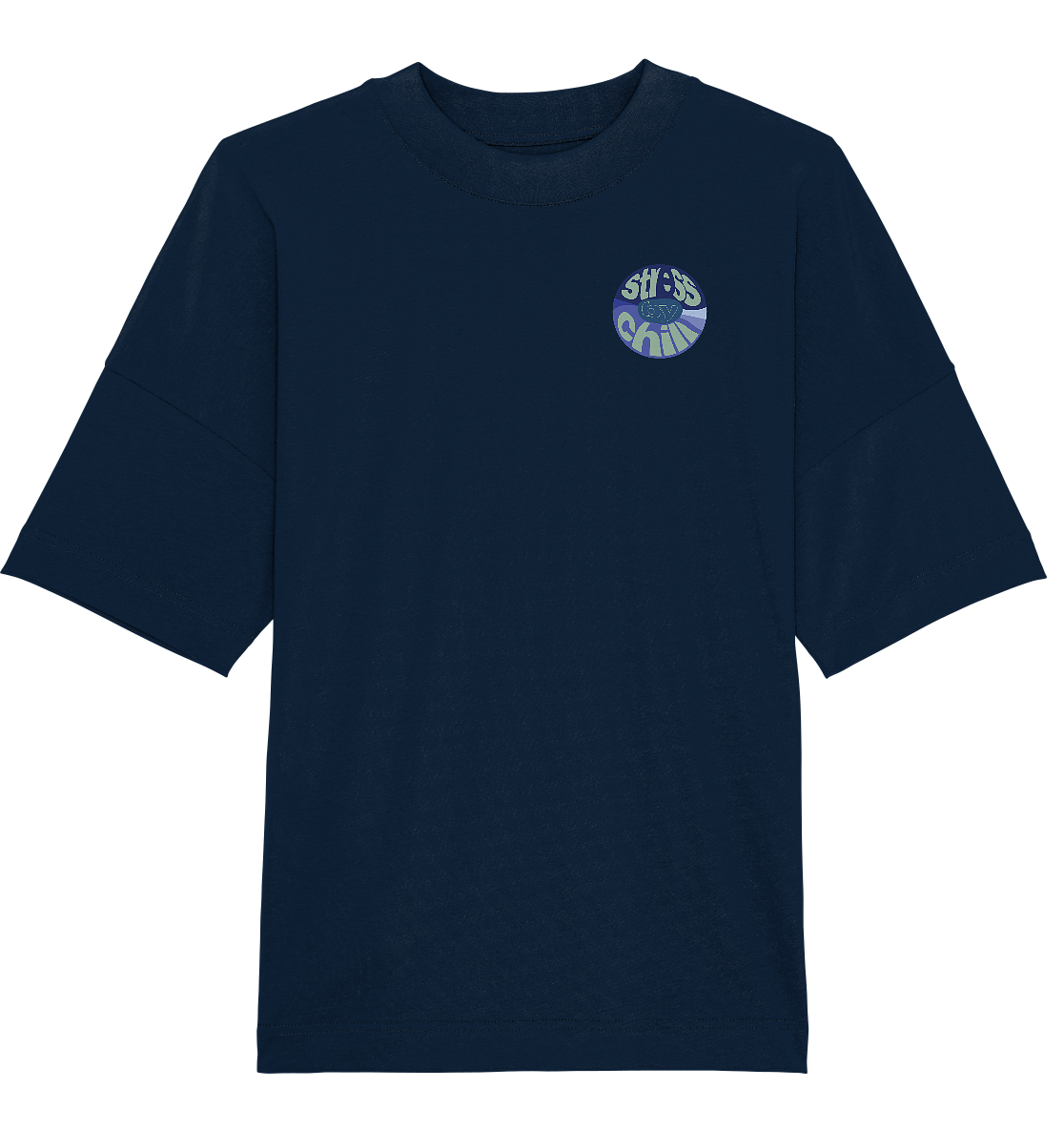 StressByChill Logo Colorblocking - Oversized Shirt