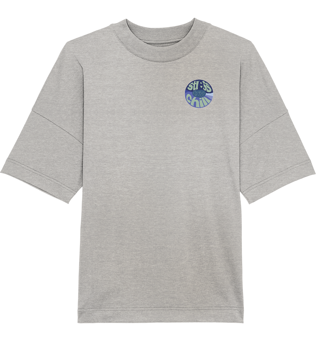 StressByChill Logo Colorblocking - Oversized Shirt