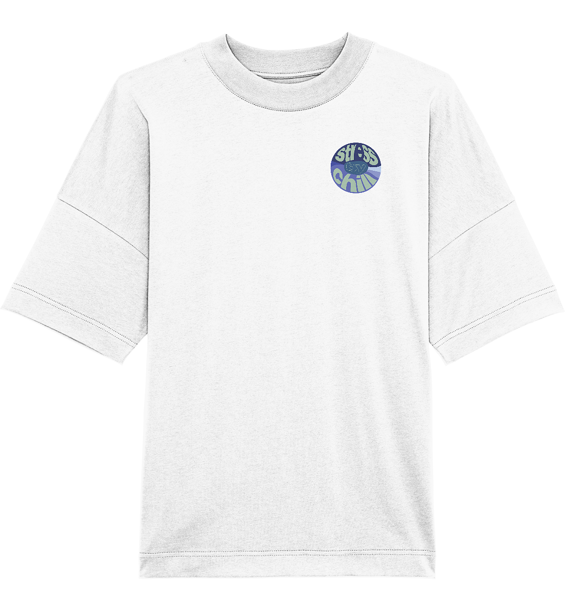 StressByChill Logo Colorblocking - Oversized Shirt