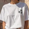 Embroidery 3Leafs Monstera - Organic Oversize Shirt