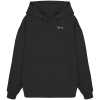 Stress Palm Two Tone Embroidery Hooide - Organic Oversize Hoodie (Stick)