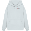 Stress Palm Two Tone Embroidery Hooide - Organic Oversize Hoodie (Stick)